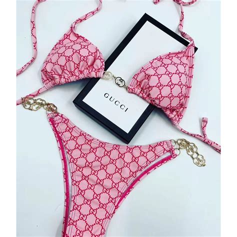 gucci bikini dames|women's gucci swimsuits.